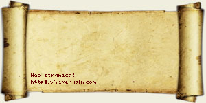 Tijana Nikezić vizit kartica